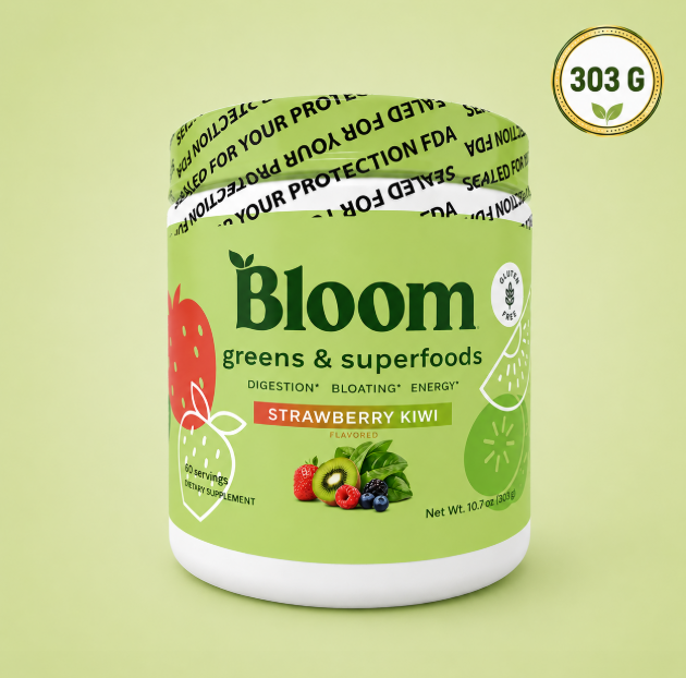 Bloom Greens & Superfoods — 303g | Energía y Digestión