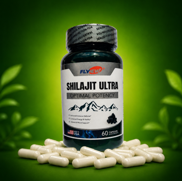 Shilajit Ultra Optimal Potency — 60 Cápsulas | FlyUp