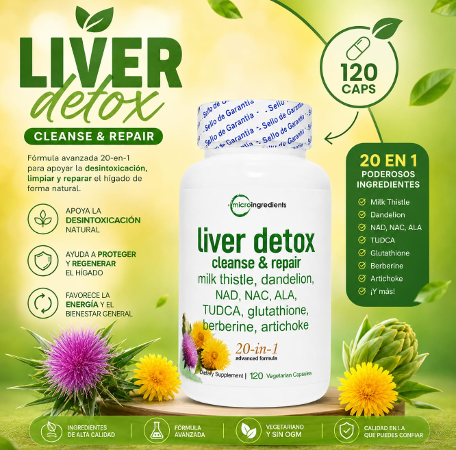 Liver Detox — Depuración Hepática 120 Cápsulas | Microingredients