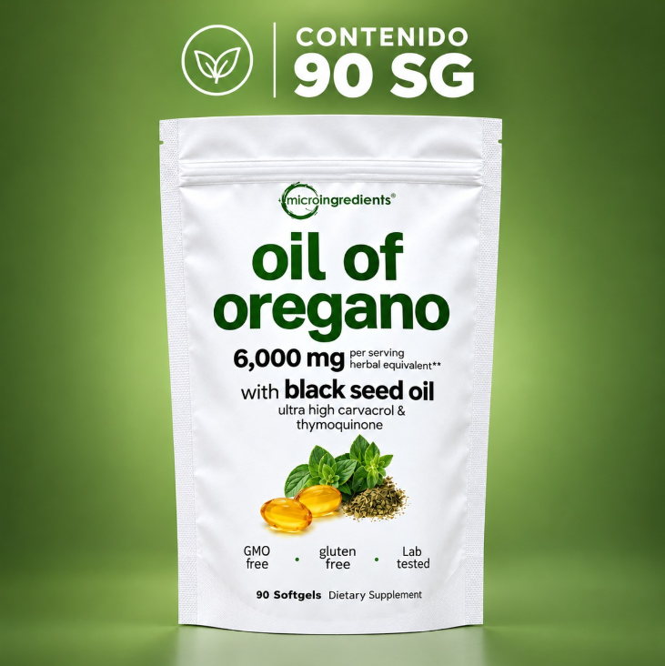 Oil of Oregano + Black Seed Oil — 90 Softgels | Microingredients