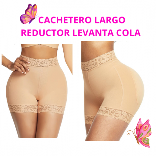 Cachetero Largo Combo Crema Reductor - Levanta Cola Colombiano