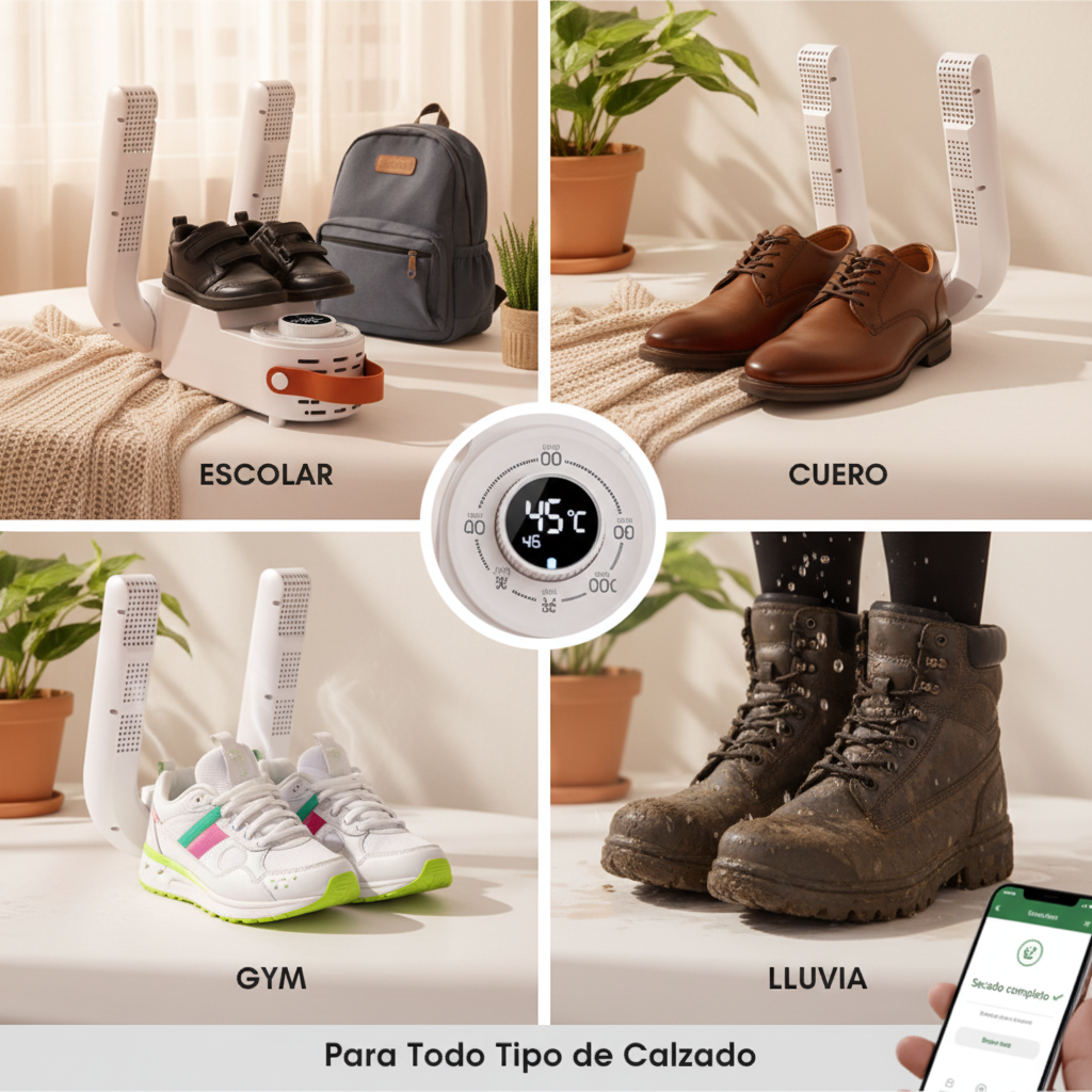 Secador de zapatos para todo tipo de calzado - Tenis deportivos botas trabajo zapatos escolares