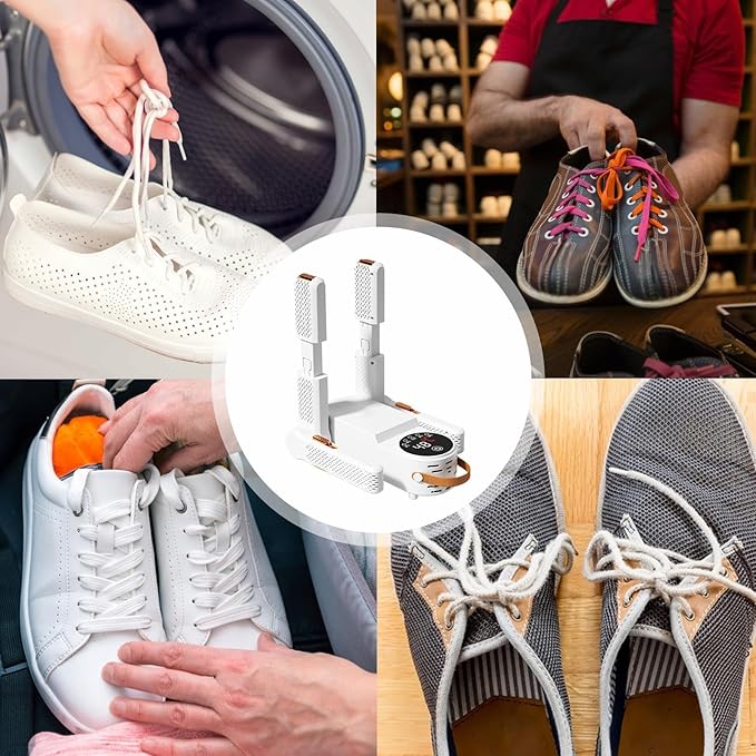 Secador de Zapatos Manual para 2 Pares - Doble Capacidad