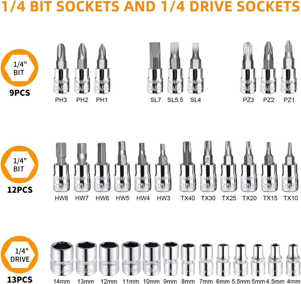 Set de Herramientas Multifuncional 43 Piezas - Estuche Compacto
