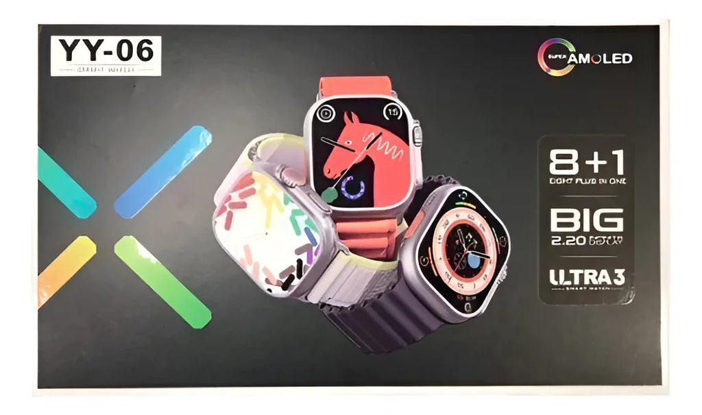 Smartwatch Inteligente - Pantalla AMOLED con Monitor de Salud